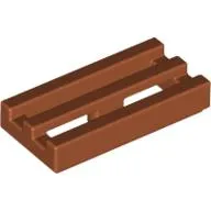 Tile Special 1 x 2 Grille with Bottom Groove