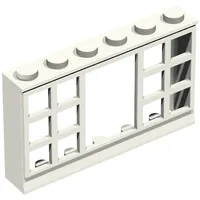 Minitalia Window 1 x 6 x 3 Panorama with 12 Panes