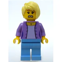 Medium Lavender Torso, Medium Blue Legs, Tan Hair