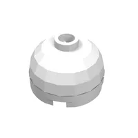 Brick Round 2 x 2 Dome Top, Blocked Open Stud, No Bottom Axle Holder