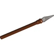 Weapon Pike / Spear Elaborate with Flat Silver Tip