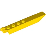 Hinge Plate 1 x 8 Locking with Angled Side Extensions, Squared Plate Underside, 7 Teeth