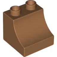 Duplo Brick 2 x 2 x 1 1/2 with Curve