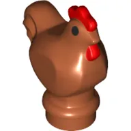 Animal, Chicken with Red Comb Pattern, Black Eyes print