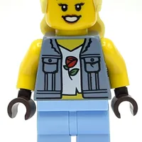 Sand Blue Torso, Bright Light Blue Legs, Bright Light Yellow Hair