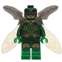 Parademon in Dark Green Outfit with Closed Wings