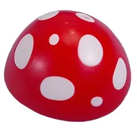 Hat, Mushroom with White Dots, Red Hood Pattern