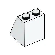Slope 65° 2 x 2 x 2 Smooth without Bottom Tube