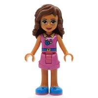 Olivia - Dark Pink Top, Dark Pink Skirt