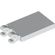 Tile Special 2 x 3 with 2 Clips without Tab between Clips