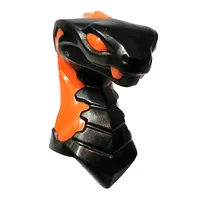 Minifig Head Special, Snake with Orange Flames, Eyes