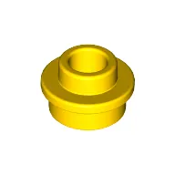 Plate Round 1 x 1 with Open Stud