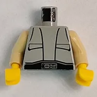 Torso Pocket-Vest and Techno-Buckle Print (Lobot), Tan Arms, Yellow Hands