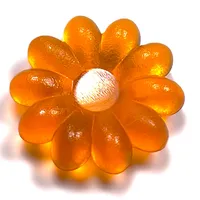 Clikits Icon, Flower 2 x 2 Large, 10 Petals with Pin [Frosted]