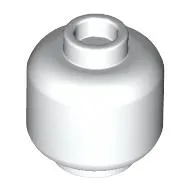 Minifig Head [Plain] [Vented Stud - 2 Holes]