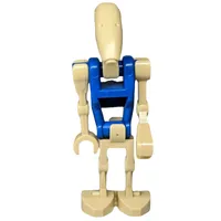 Battle Droid Pilot, Blue Torso, One Bent Arm, One Straight Arm