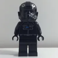TIE Pilot, Plain Legs, Plain Black Head (87556 Helmet)