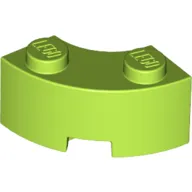 Brick Round Corner 2 x 2 Macaroni with Stud Notch and Reinforced Underside [New Style]