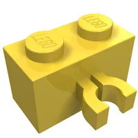 Brick Special 1 x 2 with Vertical Clip [Thick U Clip]