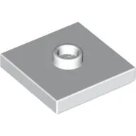 Plate Special 2 x 2 with Groove and Center Stud (Jumper)