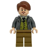 Remus Lupin, Dark Bluish Gray Jacket over Olive Green Vest