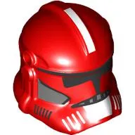 Helmet Clone Trooper Phase 2, Closed Front, Holes for Visor with Black Visor, White Markings print