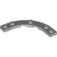 Plate Round Corner 5 x 5 with 4 x 4 Round Cutout