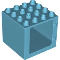 Duplo Door / Window Frame 4 x 4 x 3 with Thin Top