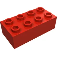 Minitalia Brick 2 x 4 with Centre Cross Supports