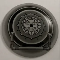 Dish 10 x 10 Inverted (Radar) with SW Tank Droid Print