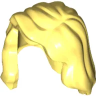 Hair Mid-Length with Part over Front of Right Shoulder