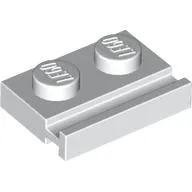 Plate Special 1 x 2 with Door Rail