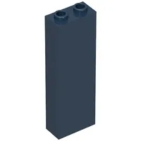 Brick 1 x 2 x 5 with Blocked Open Studs and Bottom Stud Holder with Asymmetric Ridges