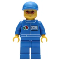 Blue Torso, Legs, and Cap, Orange Sunglasses