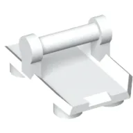 Plate Special / Shield Rectangular with 4 Studs, Handle