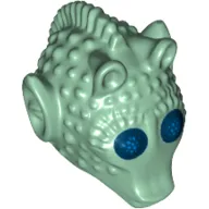 Minifig Head Special, Rodian with Dark Blue Eyes Print (Greedo)