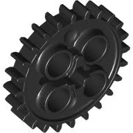 Technic Gear 24 Tooth [New Style with Single Axle Hole]