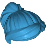 Hair Ponytail and Swept Sideways Fringe