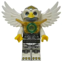 Eris in Silver Outfit with Pearl Gold Shoulder Armor