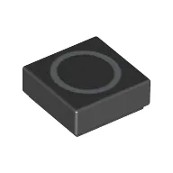 Tile 1 x 1 with letter Capital O Print