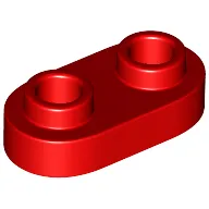 Plate Special 1 x 2 Rounded with 2 Open Studs
