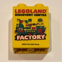 Duplo Brick 1 x 2 x 2, Legoland Discovery Centre Factory Print - 2014