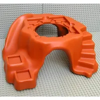 Duplo Baseplate Raised 18 x 19 x 6, with Large Top Hole, and No Studs