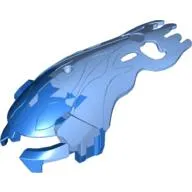 Large Figure Mask Berix with Marbled Blue Pattern