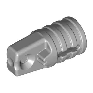 Hinge Cylinder 1 x 2 Locking with 1 Finger and Axle Hole On Ends