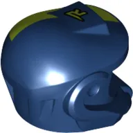 Helmet Elaborate with Lime 'R' and Stripe print