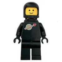 Classic Spaceman, Black with Airtanks (3842b Helmet)