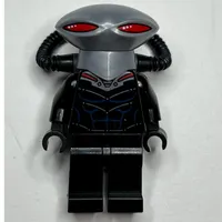 Black Manta (David Hyde) with Flat Silver Helmet
