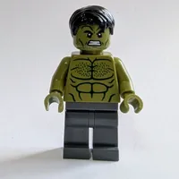 Hulk, Minifig, Dark Bluish Grey Legs