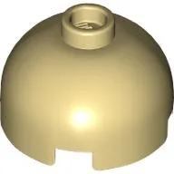 Brick Round 2 x 2 Dome Top, Vented Stud